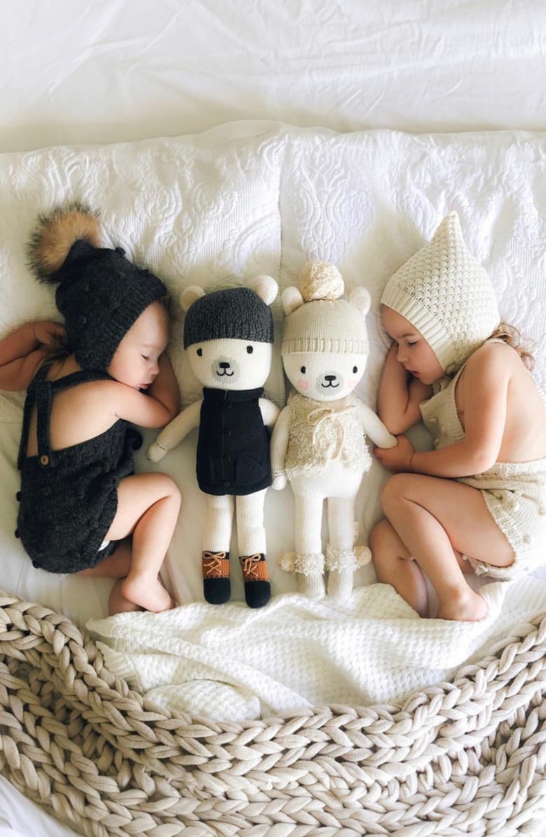 cuddle+kind Stella the Polar Bear Stuffed Animal, Alternate, color, White