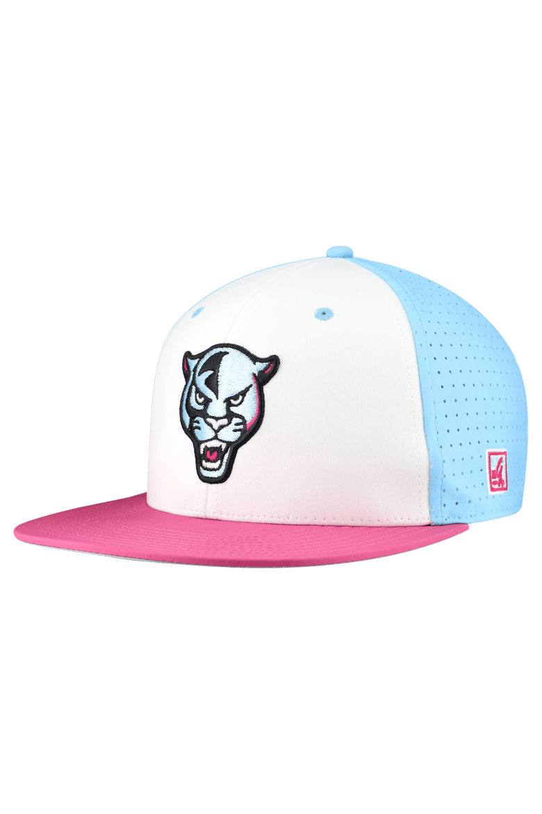 Men's The Game White FIU Panthers Pro Crown Fitted Hat, Main, color, White