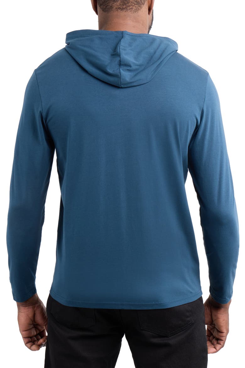 Long Sleeve Hooded T-Shirt, Alternate, color, DARK TEAL