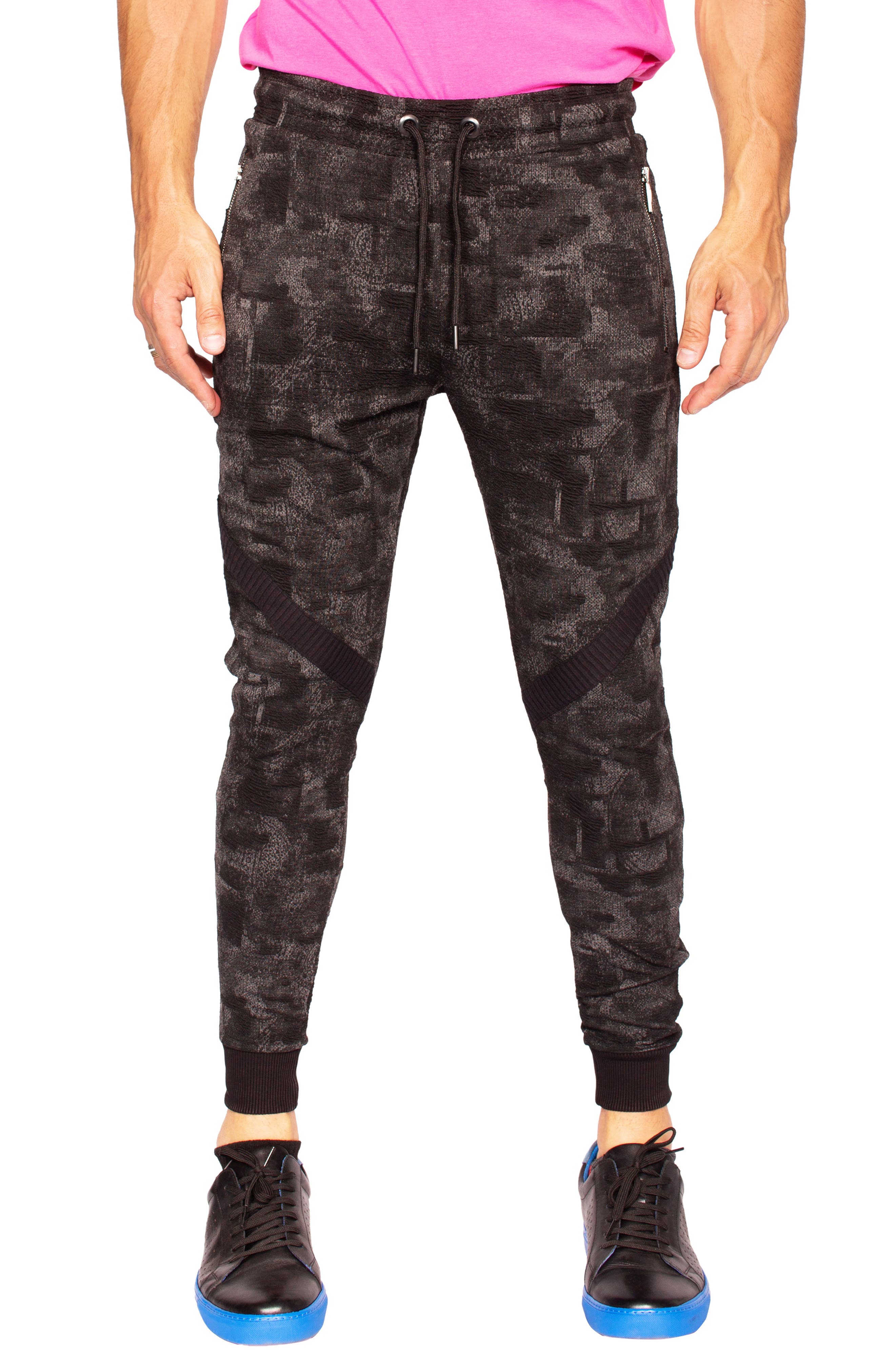 Maceoo Camo Drawstring Joggers