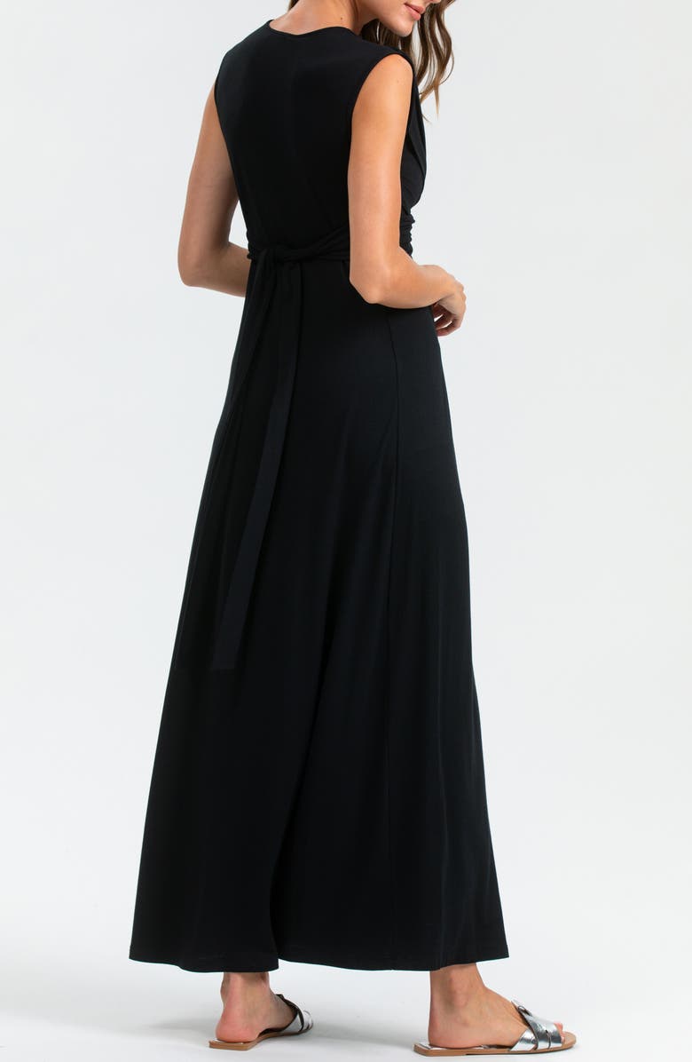 PIETRO BRUNELLI MATERNITY Knotted Maternity/Nursing Maxi Dress, Alternate, color, 