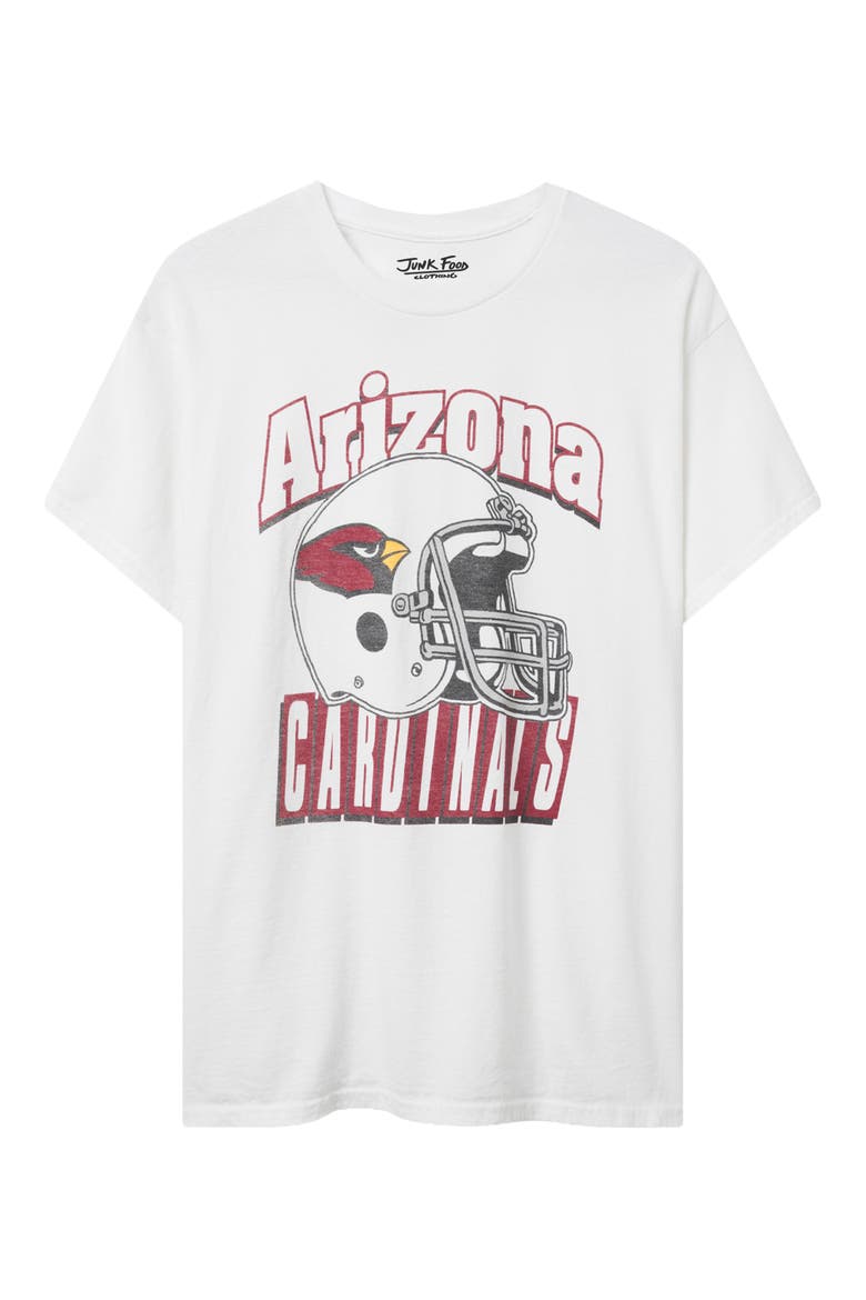 Arizona Cardinals Throwback Helmet Cotton Graphic T-Shirt, Main, color, WHITE