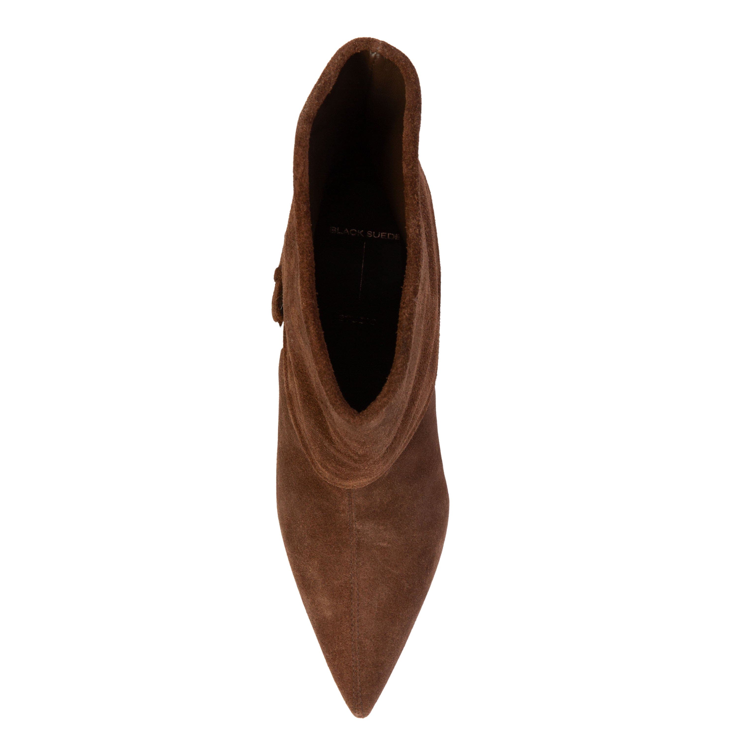 Simone 80 Suede Boot, Alternate, color, Brownie Suede