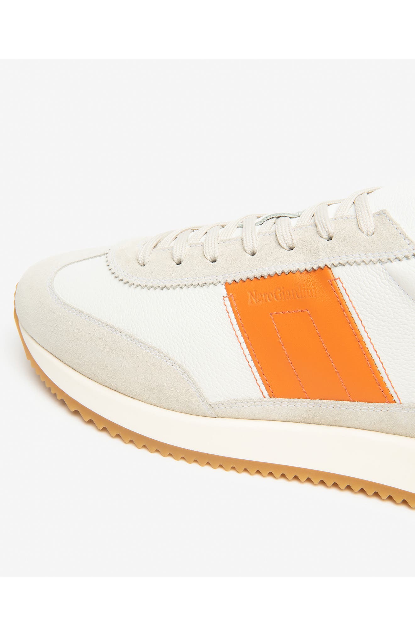 NeroGiardini Retro Low Top Sneaker, Alternate, color, Orange Multi
