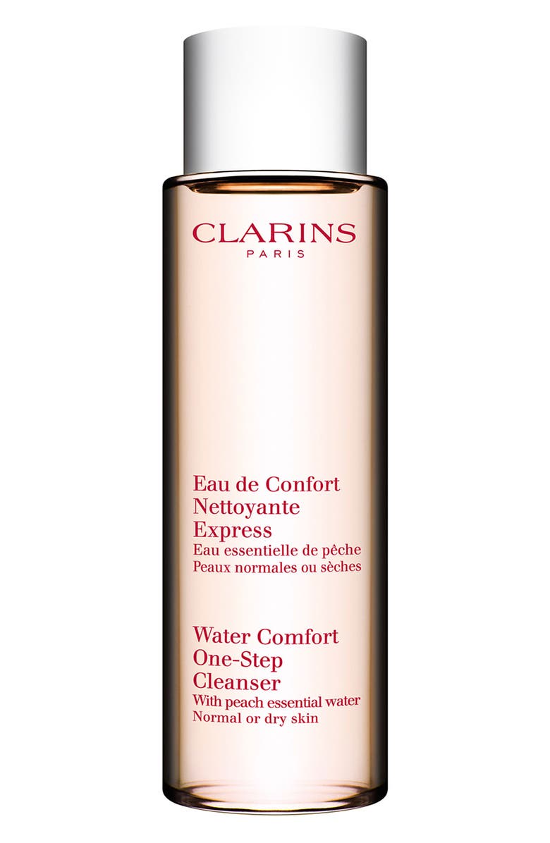 Clarins Water Comfort One-Step Cleanser with Peach Essential Water, Main, color, 