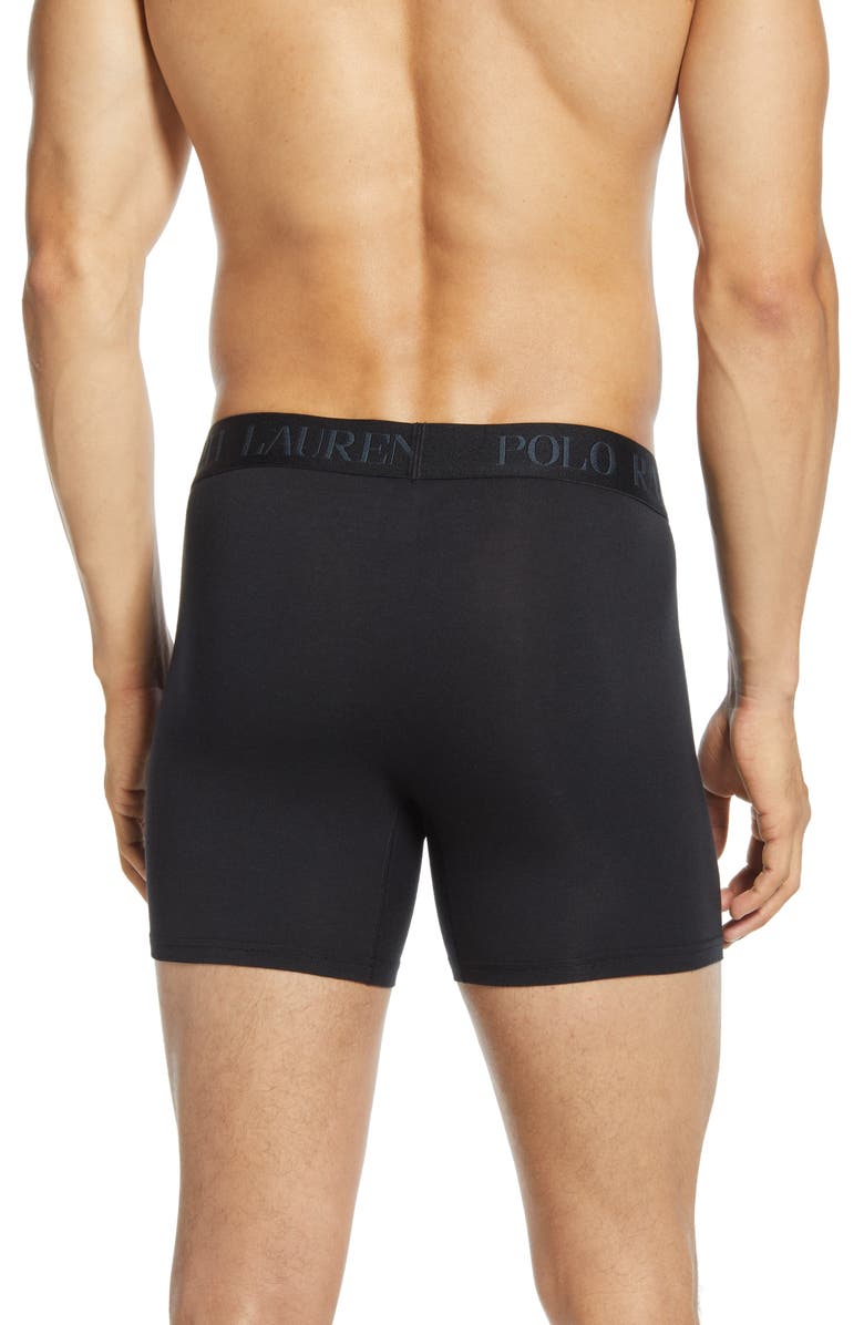 Polo Ralph Lauren 4D 3-Pack Cotton & Modal Boxer Briefs, Alternate, color,