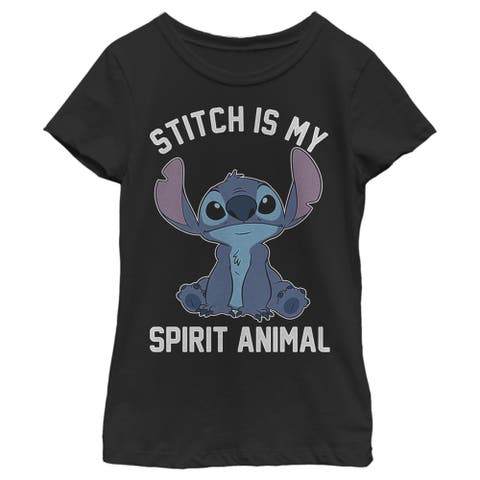 Girl's Lilo & Stitch Experiment 626 Spirit Animal  Graphic T-Shirt