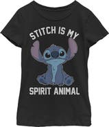 Lilo & Stitch Girl's Lilo & Stitch Experiment 626 Spirit Animal  Graphic T-Shirt