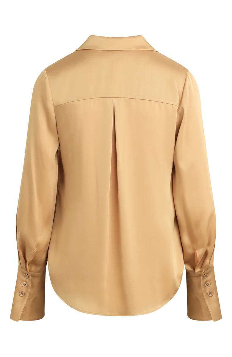 Favorite Daughter The Lily Button-Up Shirt, Alternate, color, Palomino Gold
