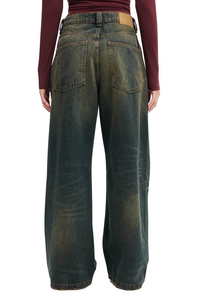 Cotton On Women's Low Super Baggy Jean, Alternate, color, Eden Blue