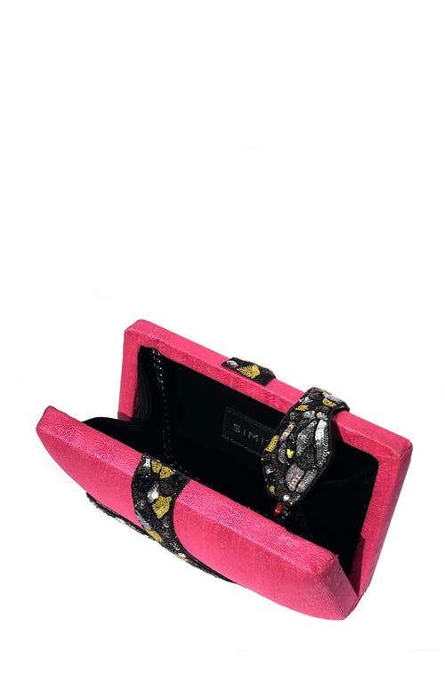 Simitri Kaa Clutch In Pink