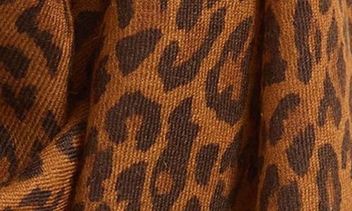Isabel Marant Madicia Leopard Print Wool & Cashmere Scarf