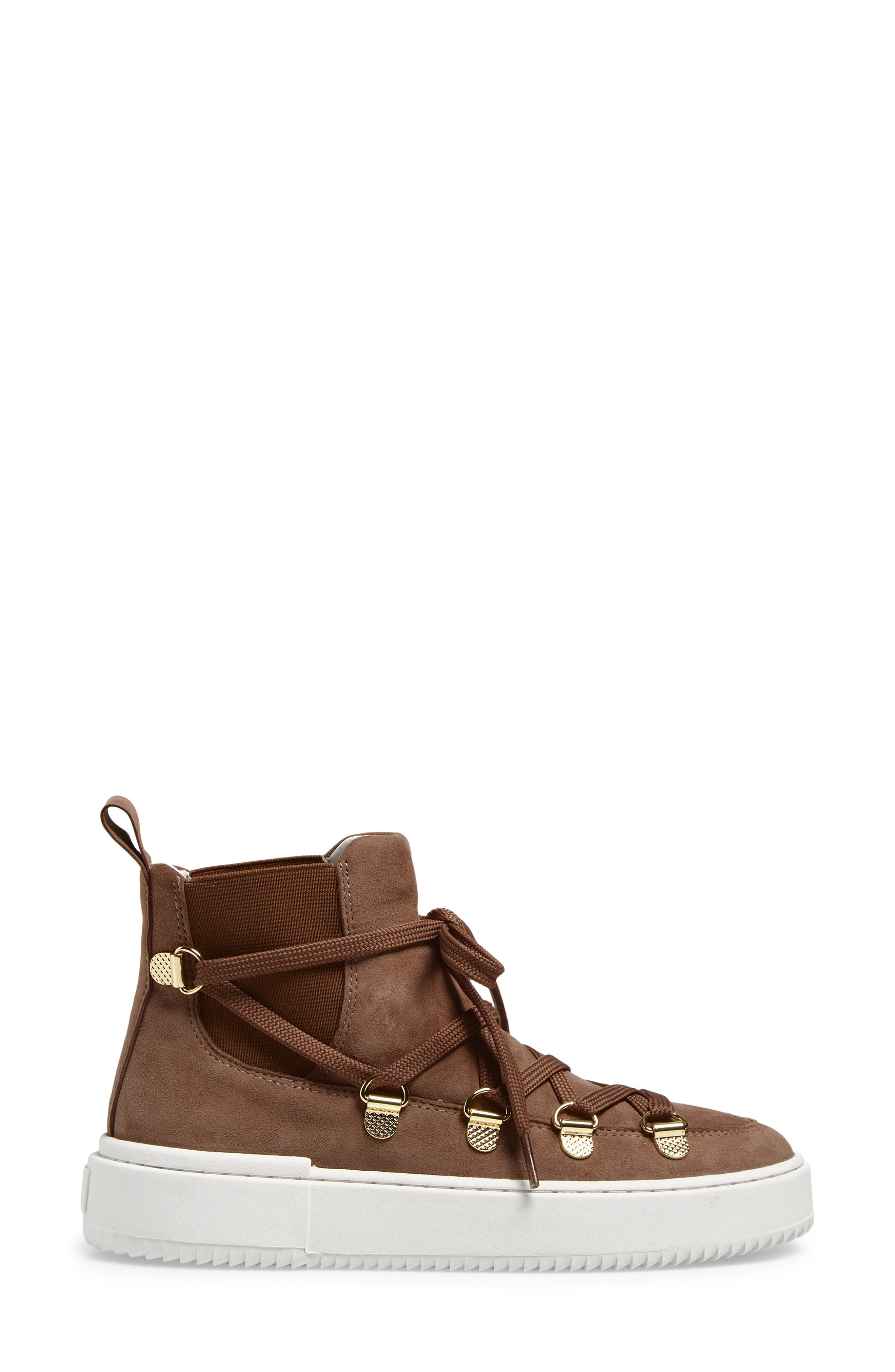 Stuart Weitzman Ziggy High Top Sneaker, Alternate, color, 
