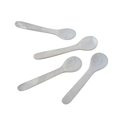 Large Shell Spoons, Set of 4