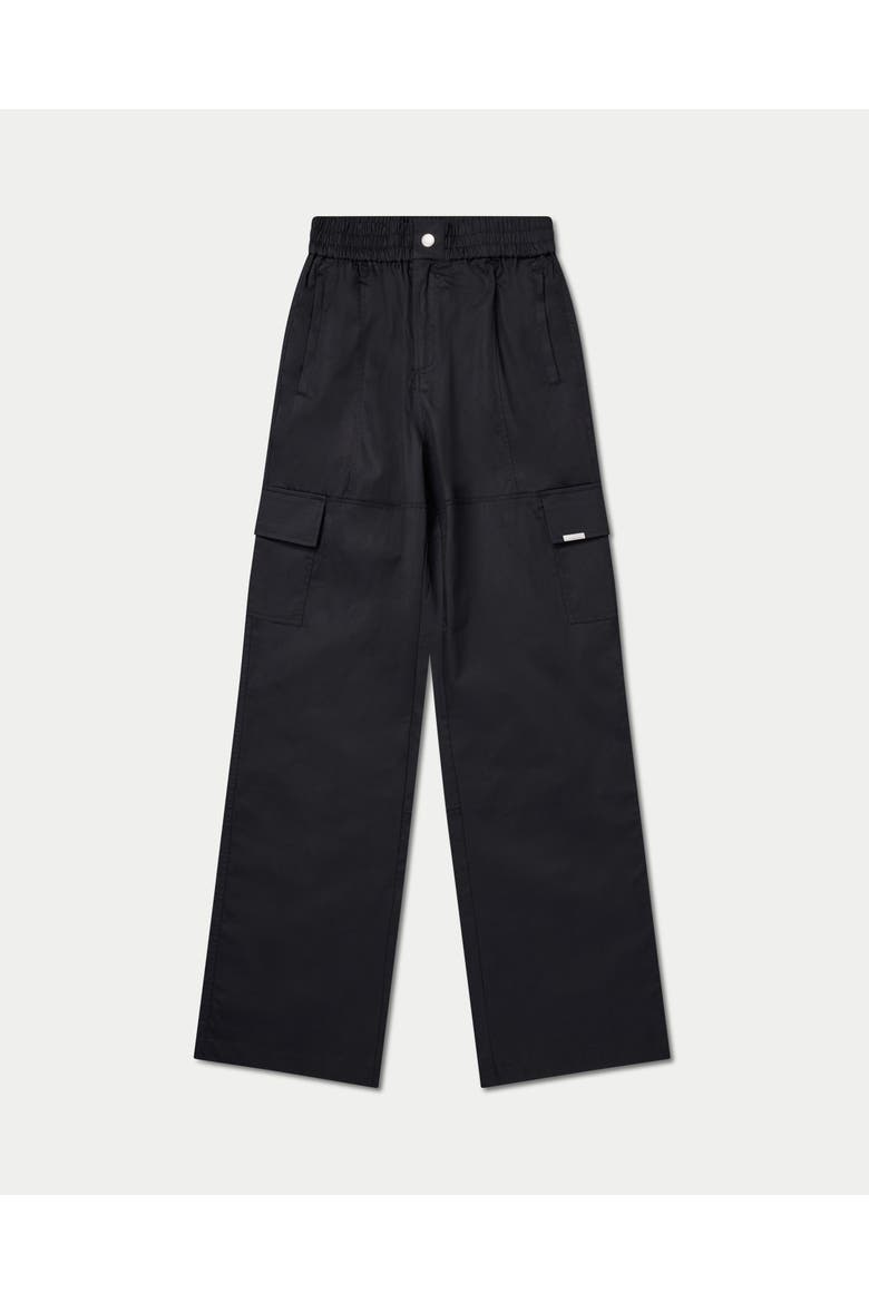 Utility Relaxed Fit Cargo Trousers, Alternate, color, Black