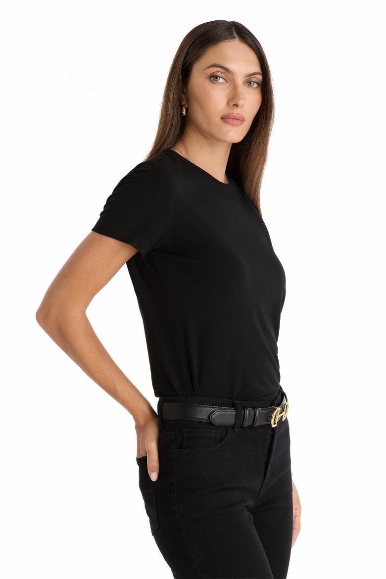 Amaya Ultra-Soft T-Shirt, Alternate, color, Black