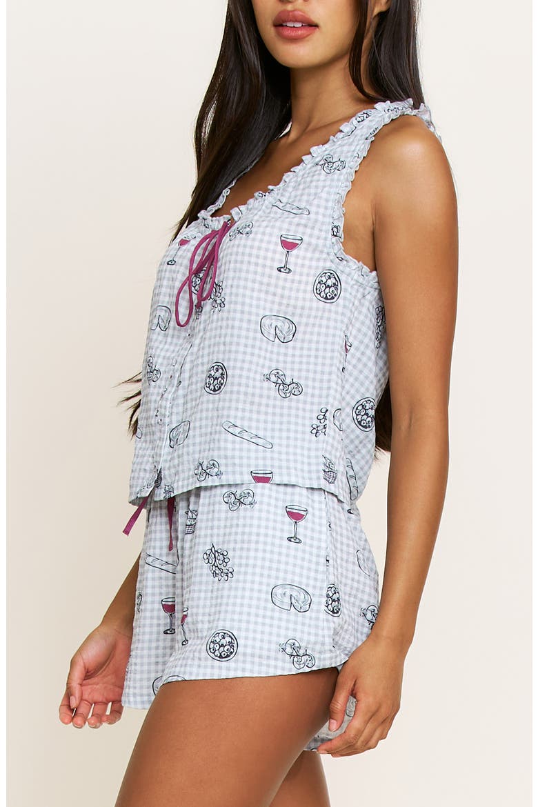 Good Life Tank Pajamas, Alternate, color, COOL BLUE PICNIC