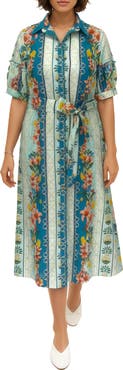 Celina Moon Sabine Short Sleeve Shirtdress