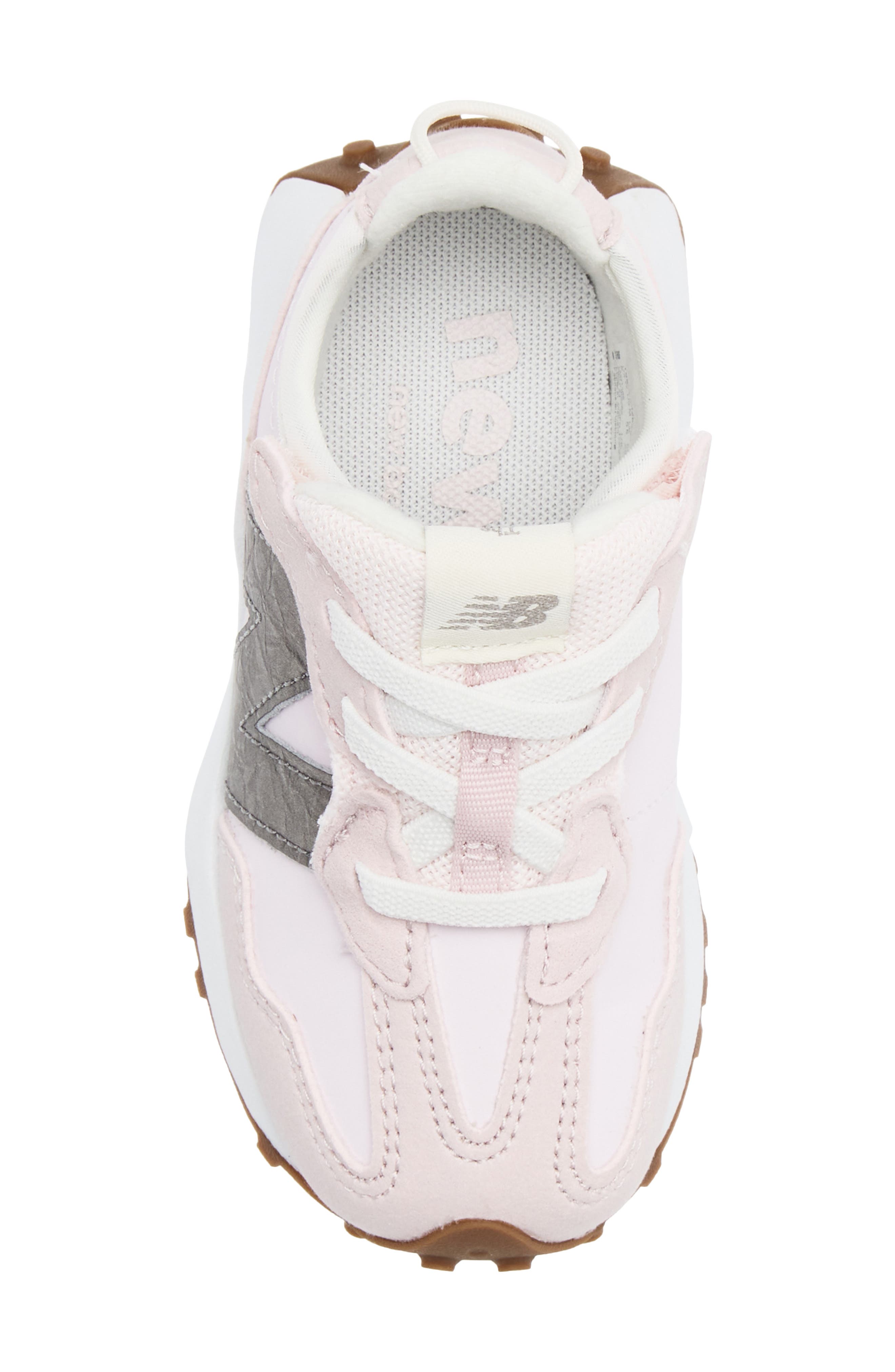 Kids' 327 Sneaker, Alternate, color, PINK SALT/DARK SILVER METALLIC