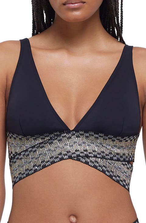 Plunge Wrap Bikini Top