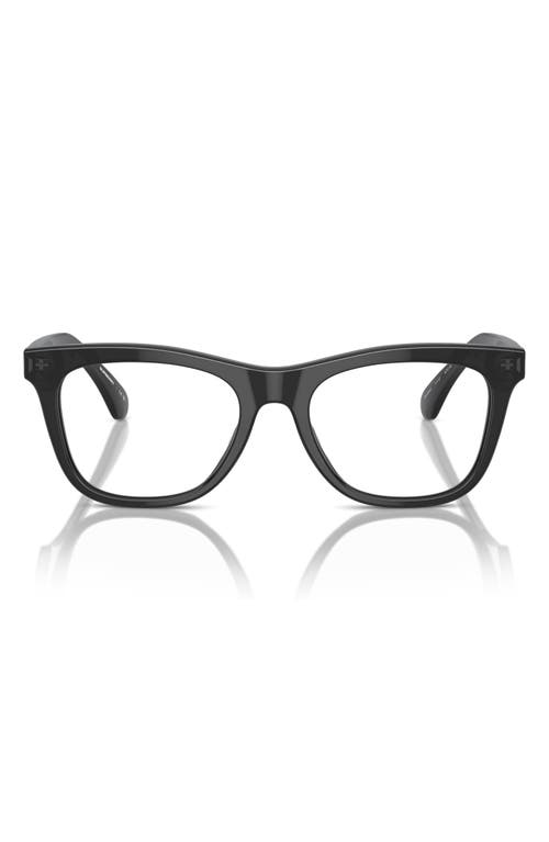 Burberry Kids' 45mm Square Optical Glasses In Black