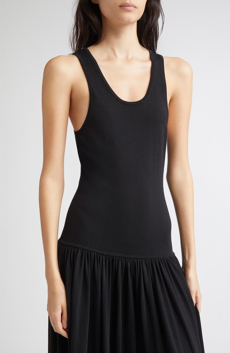 LOULOU DE SAISON Jada Drop Waist Jersey Maxi Dress, Alternate, color, 