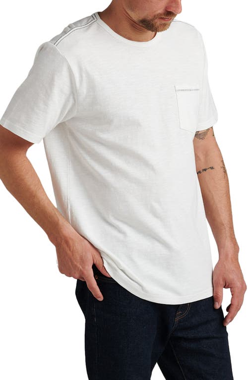 Roark Well Worn Midweight Organic Cotton T-shirt In White
