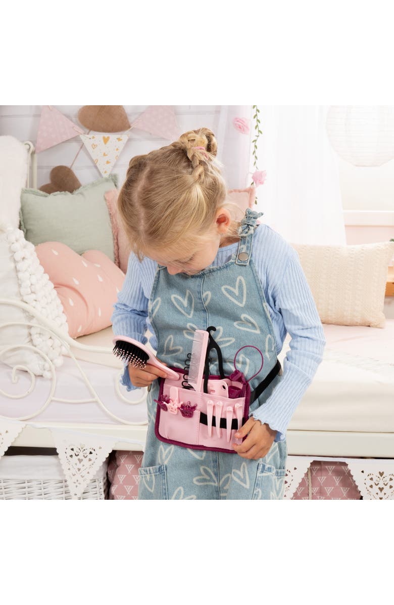 Bayer Design Charlene Magic Nails, Brunette, Doll Styling Head, 10.5 Inch Tall Bust,Kids 3+, Alternate, color, Multicolored