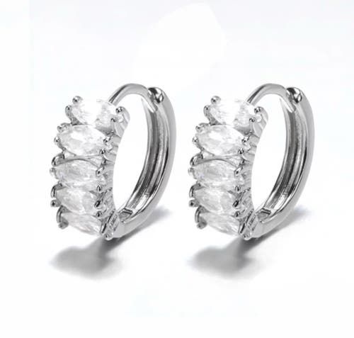 Shop Mazin Jewels Baguette Hoops