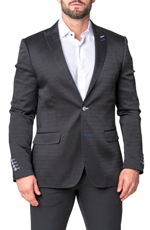 Descartes Still Black Sport Coat