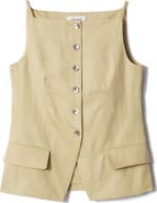 & Other Stories Cotton & Linen Blend Vest
