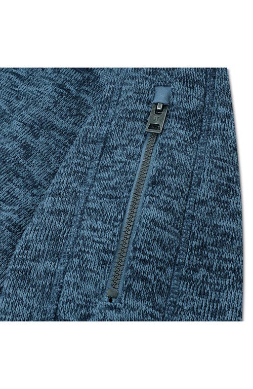 Hurley Kids' Heathered Full Zip Fleece Jacket In Blue