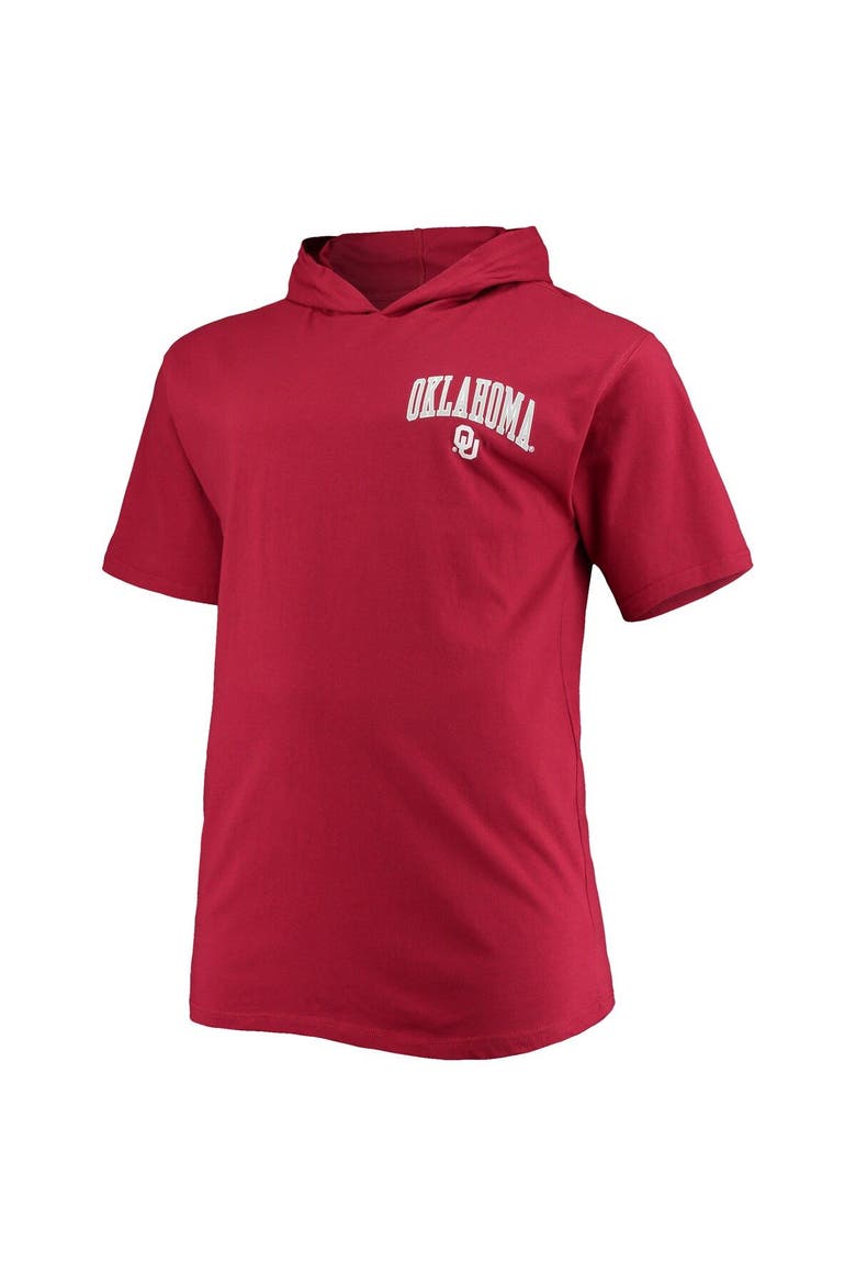 Men's Crimson Oklahoma Sooners Big & Tall Team Hoodie T-Shirt, Alternate, color, Crimson