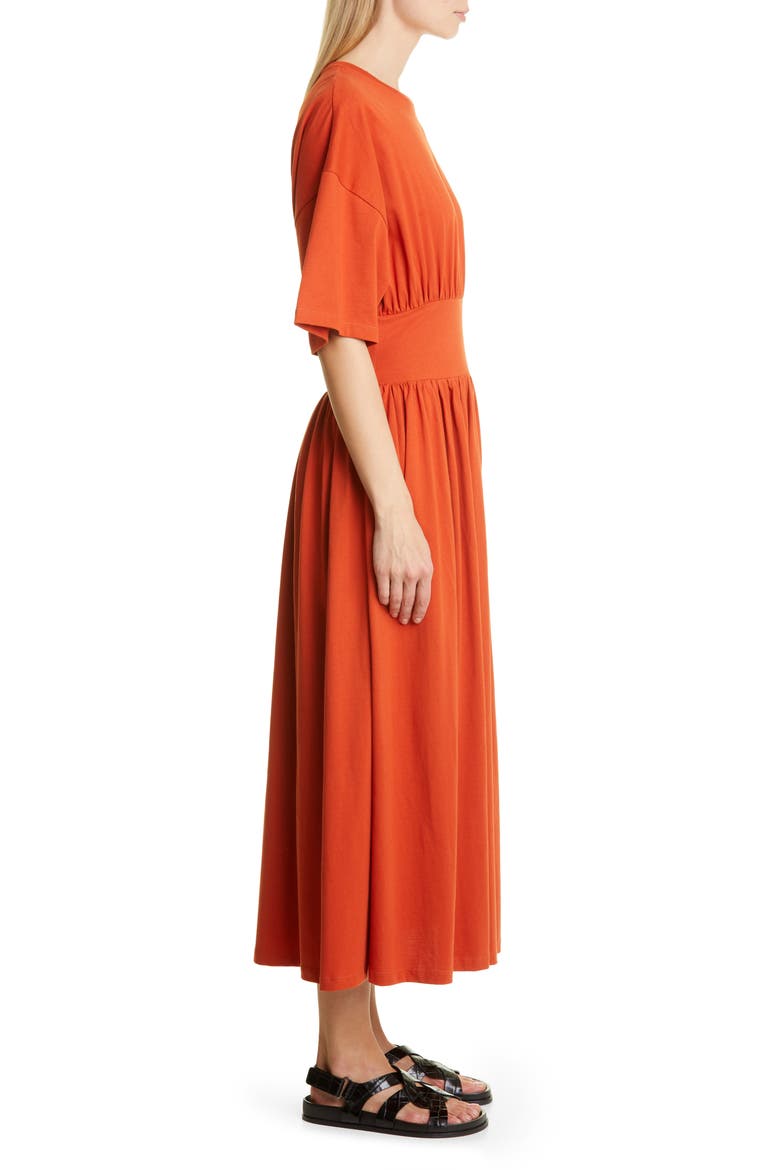 Women's Organic Cotton T-Shirt Dress, Alternate, color, BLOODY MARY