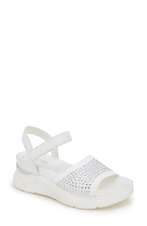 Hera Crystal Platform Sandal (Women)