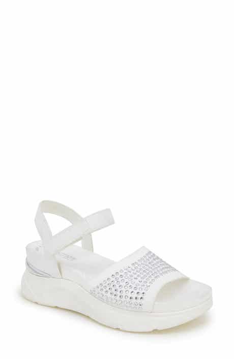 Reaction Kenneth Cole Hera Crystal Platform Sandal