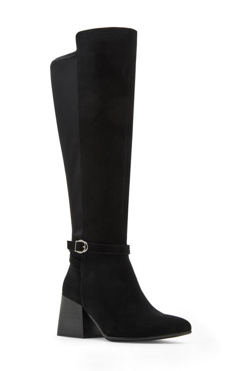 Twyla Waterproof Knee High Suede Boot (Women) (Regular & Wide Calf)