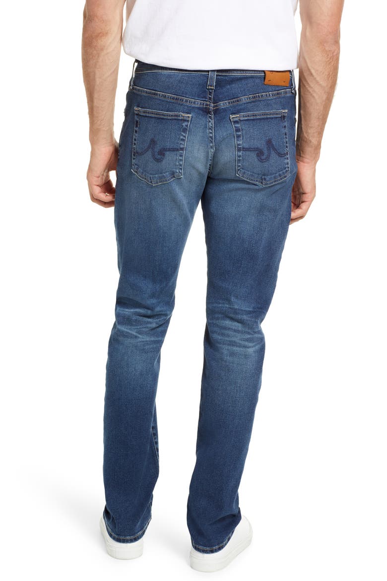Everett Slim Straight Leg Jeans (Nordstrom Exclusive), Alternate, color, 7 YEARS GLENVIEW