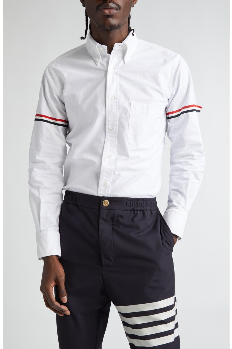 Classic Cotton Poplin Button-Down Shirt, Main, color, WHITE