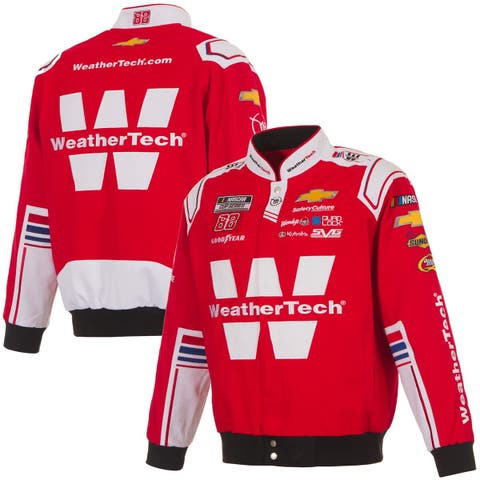Men
s JH Design Red Shane van Gisbergen WeatherTech Full-Snap Twill Uniform Jacket