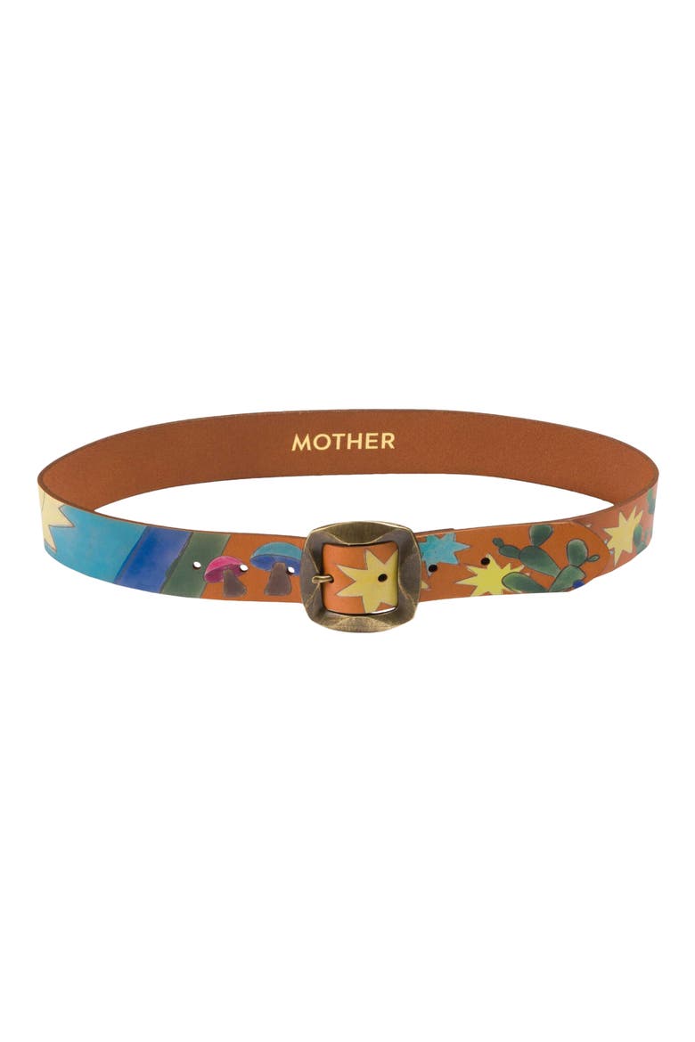 The Space Western Leather Belt, Main, color, SPACE WESTERN