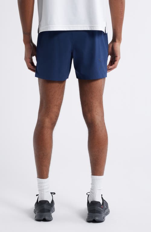 Ten Thousand Interval Lined 5-inch Training Shorts In Navy