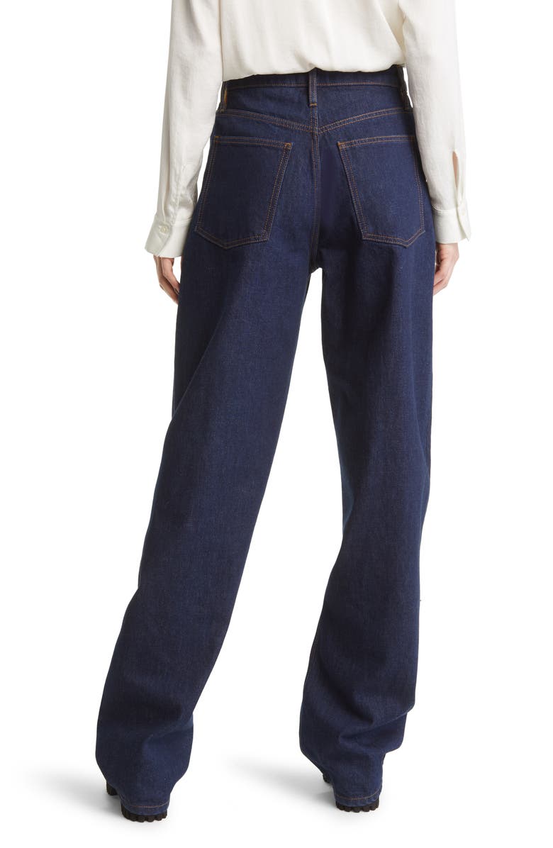 FRAME High Waist Extra Long Barrel Jeans, Alternate, color, 