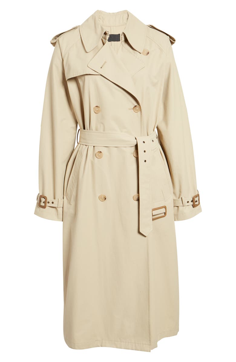 Nili Lotan Tanner Trench Coat, Main, color, Khaki