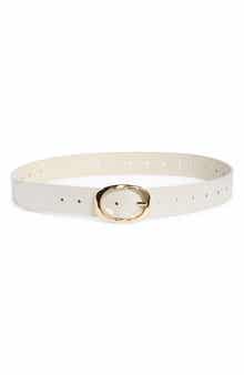 Steve Madden Textured Faux Leather Belt
