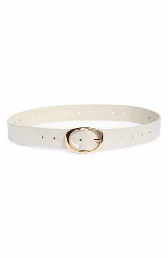 Steve Madden Textured Faux Leather Belt