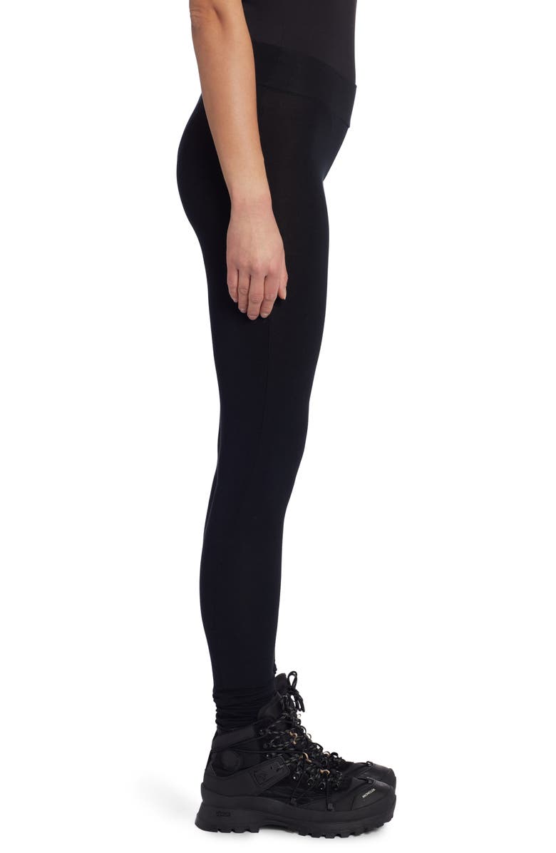 Moncler Grenoble Logo Patch High Waist Leggings, Alternate, color, 