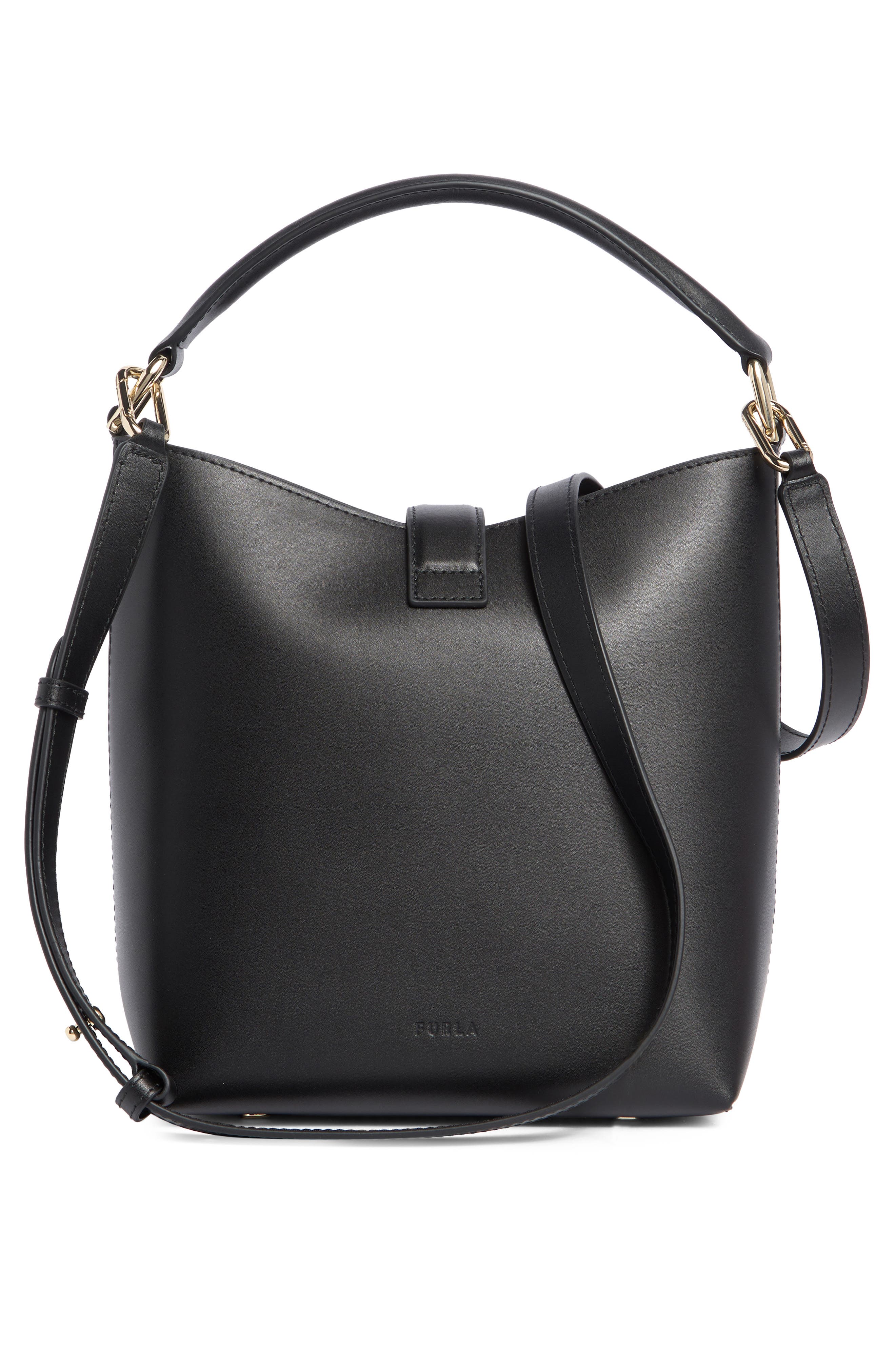 Mianova Leather Bucket Bag