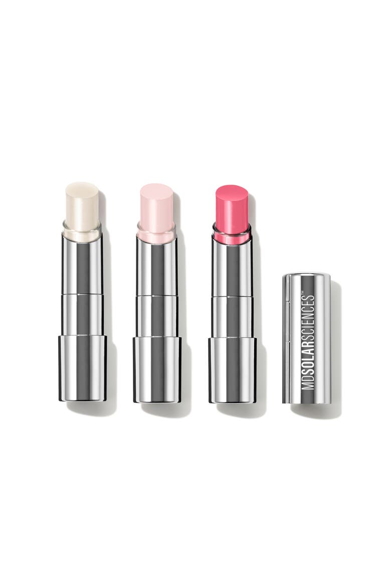 Hydrating Sheer Lip Balm SPF 30 Trios, Main, color, Pink
