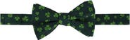 Trafalgar Green Shamrock Novelty Silk Bow Tie